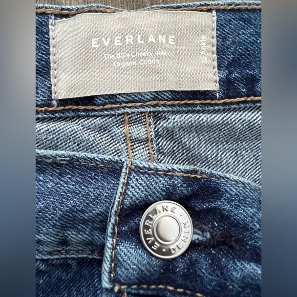 NWT Everlane The 90s Cheeky Jean Ankle High Rise Button Fly Women's size 32 - Picture 6 of 12